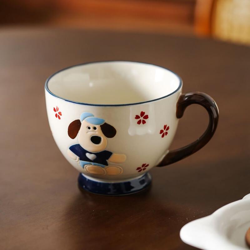Shangqi Hand-Painted Cartoon Ceramic Mug