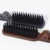 1pc portable folding comb with mirror - bristle bristles, foldable mini compact mirror comb,Special for real hair wigs