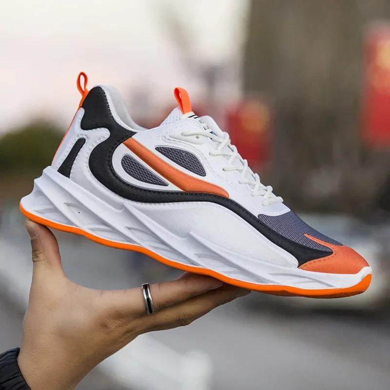 Fashion Spring Autumn 2025 New Men Casual Shoes Fashion Sneakers Men Mesh (Air Mesh) Breathable Soft-soled Men's Running Shoes