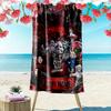 Name Custom Gaga Poster Print Beach Towel, Large Soft Quick Dry Towel for Beach Camping Swimming