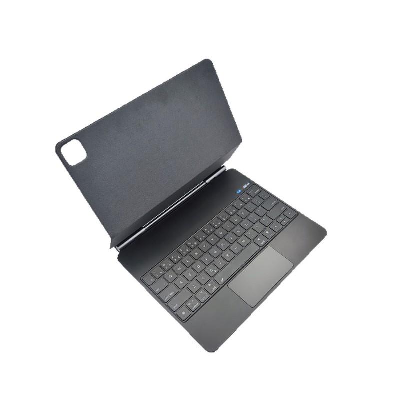 IPad 11th Gen Magnetic Floating Keyboard Case Wireless Bluetooth Detachable Trackpad Shockproof TPU Full Body Protective Cover