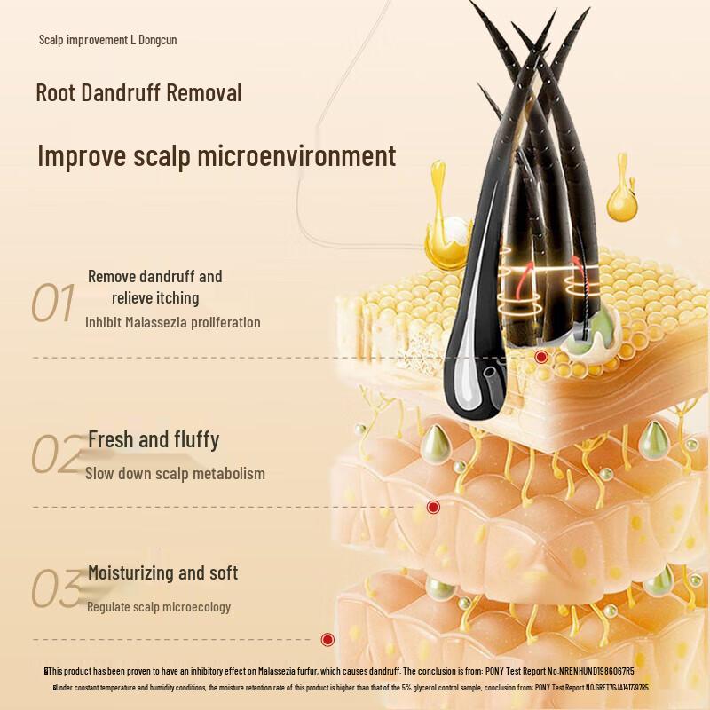 Butterfly Print Horse Oil Moisturizing Anti-dandruff Shampoo