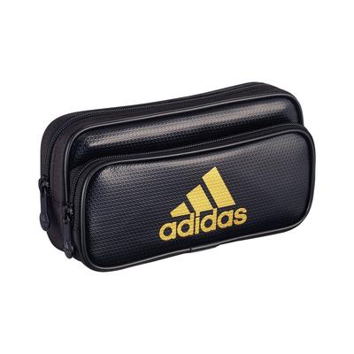 Mitsubishi Pencil Adidas Pencil Case AI04 Black and Gold Enamel Double Pocket PT1500AI04B25