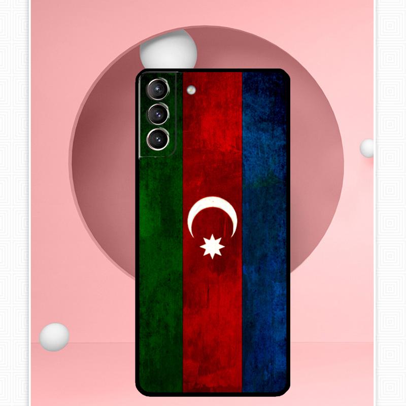 Azerbaijan Flag Case For Samsung Galaxy S24 Ultra S20 S21 S22 S23 S25 Ultra S9 S10 Plus S25 FE Cover Funda