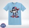 USA Baseball Drip Design Fourth Of July T-Shirt