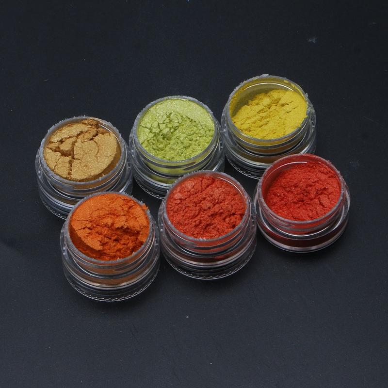 1 Set Cosmetic Grade Pearlescent Natural Mica Mineral Powder Epoxy Resin Dye Pearl Pigment DIY Jewelry Crafts Making