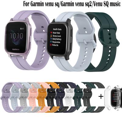 20mm WatchStrap Band For Garmin Venu Sq 2 Strap Bracelet Silicone Wristband For Garmin Venu Sq /Venu SQ Music Smart Watch Band