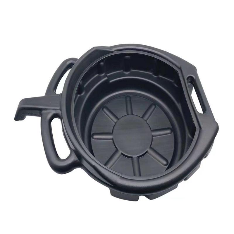 Oil Drain Can Fluted Collect Pan Leak Waste Engine Oil Collector Oil Trip Tray Garage Tool for Garage Tool Car Fuel Fluid