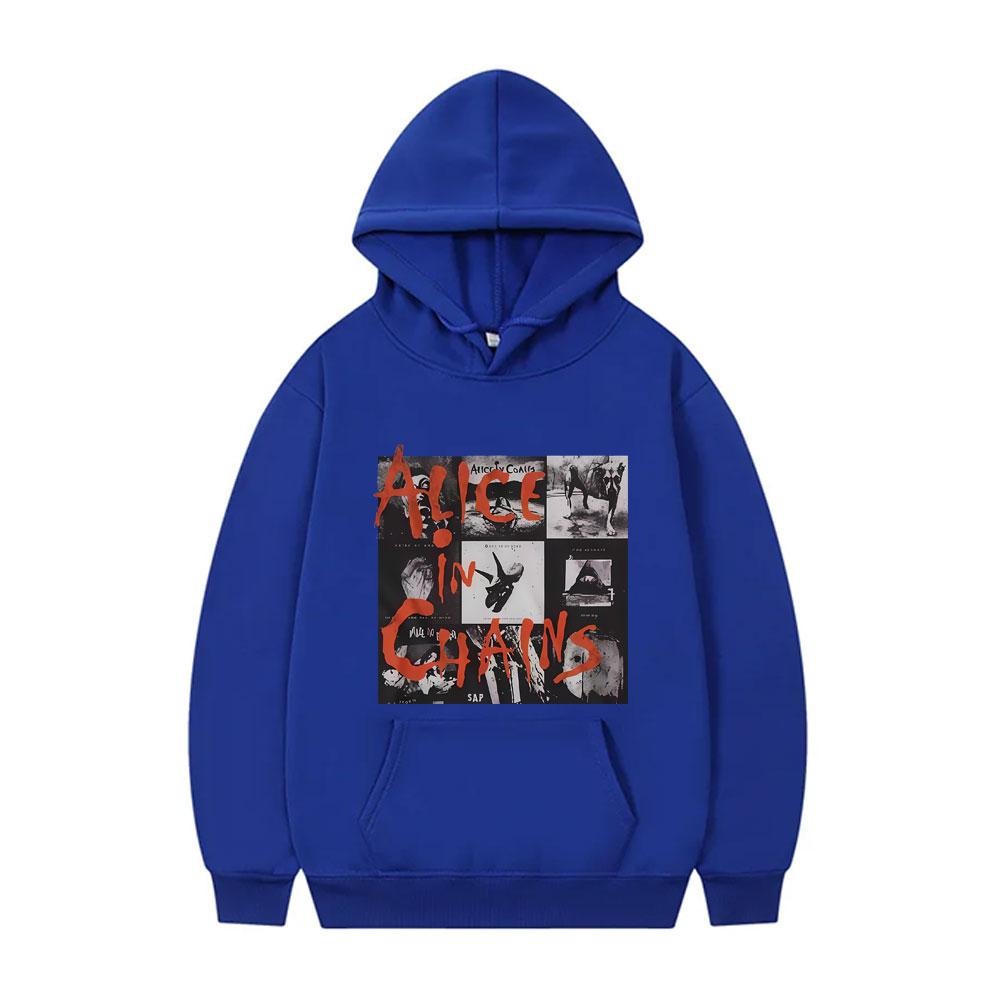Rocková Kapela Alice in Chains Potisk Obalu Alba Mikina Pánská Dámská Ležérní Oversized Pulovry Mikiny Pánské Streetwear