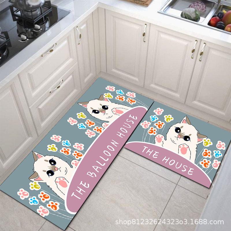 Non-Slip, Waterproof Kitchen Mats: Dirt-Resistant, Washable Floor & Door Mats, Oil-Proof, Absorbent Carpet