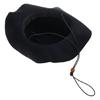 Eye Catching Western Hat Cosplay Costume Hat Stage Show Props Hat Halloween Costume Woven Belt Hat Carnivals Party Props