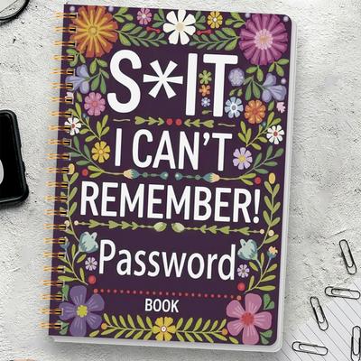 A5 Password Book,Internet Account and Website Login Organizer,Notes Section, Perfect Password Journal for Managing Cybersecurity