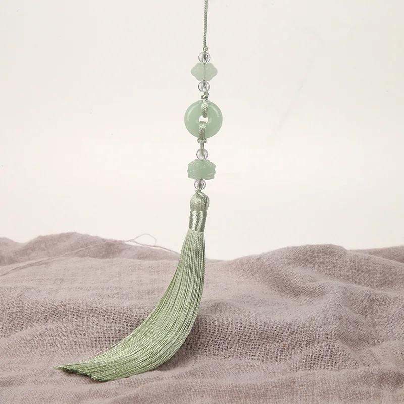 2Pcs Imitation Chinese Knot Tassels DIY Curtain Clothes Bag Craft Supplies Classical Style Tassel Pendant 13cm Beaded Fringe