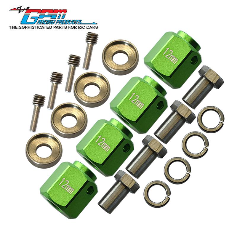 GPM Aluminum Hex Adapters Thick For TRAXXAS TRX4 Defender Trail Crawler / TRX6