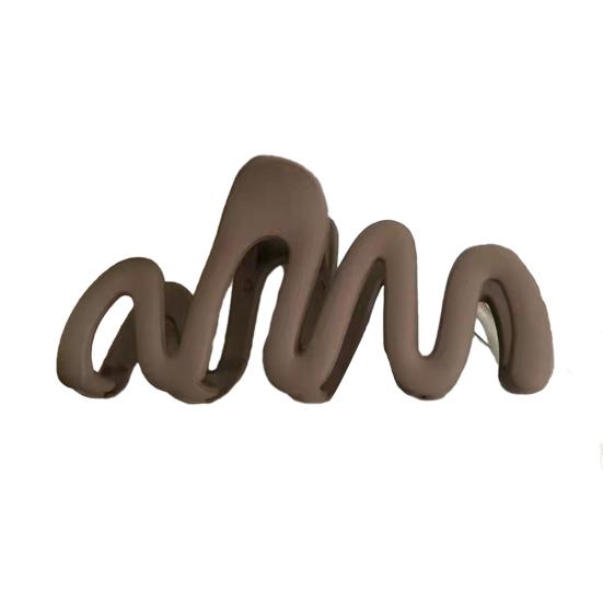Hair Claw Clip Wavy Candy Color Non Slip Strong Hold Elegant Large Women Long Thick Thin Curly Hair Clamp Fashion Hair Accessories