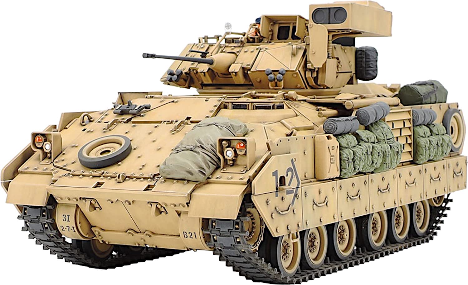

Tamiya Military Miniature Series 264 US Army M2A2 ODS Desert Bradley Plastic Model Kit 35264 1/35 No.