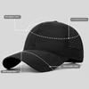 Unisex Summer Quick Dry Baseball Cap Stylish Casual Adjustable Breathable Sun Protection Hat Dark Grey