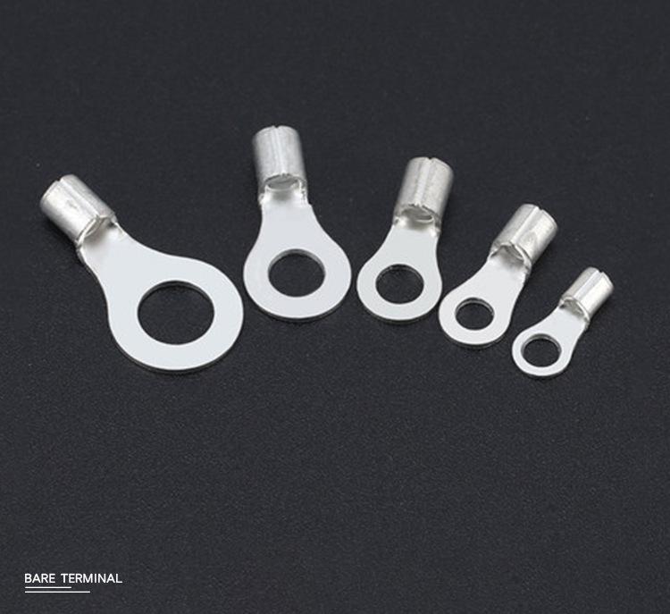 National Standard Purple Copper O-Type Solder Terminals (RNB1.25/2/3.5/5.5/8/14-3/4/5)