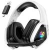Tatybo Gaming Headset, Wireless, with Microphone, Lightweight, 7.1 Channel, <25ms Ultra-Low Latency, Audio-Video Sync, Sound-Isolating Ear Cups, 30 Ho