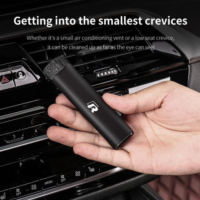 For Volkswagen VW Car Air Outlet Cleaning Brush Retractable Dusting Brush Tool mk6 CC B5 B6 B7 Golf 4 5 6 7 Scirocco Sagitar BHN1