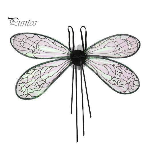 

Крылья феи, легкий градиент, крылья ангела, эльфа, костюм, реквизит, женское платье с крыльями стрекозы, аксессуары для косплея, танцевальных вечеринок чёрный