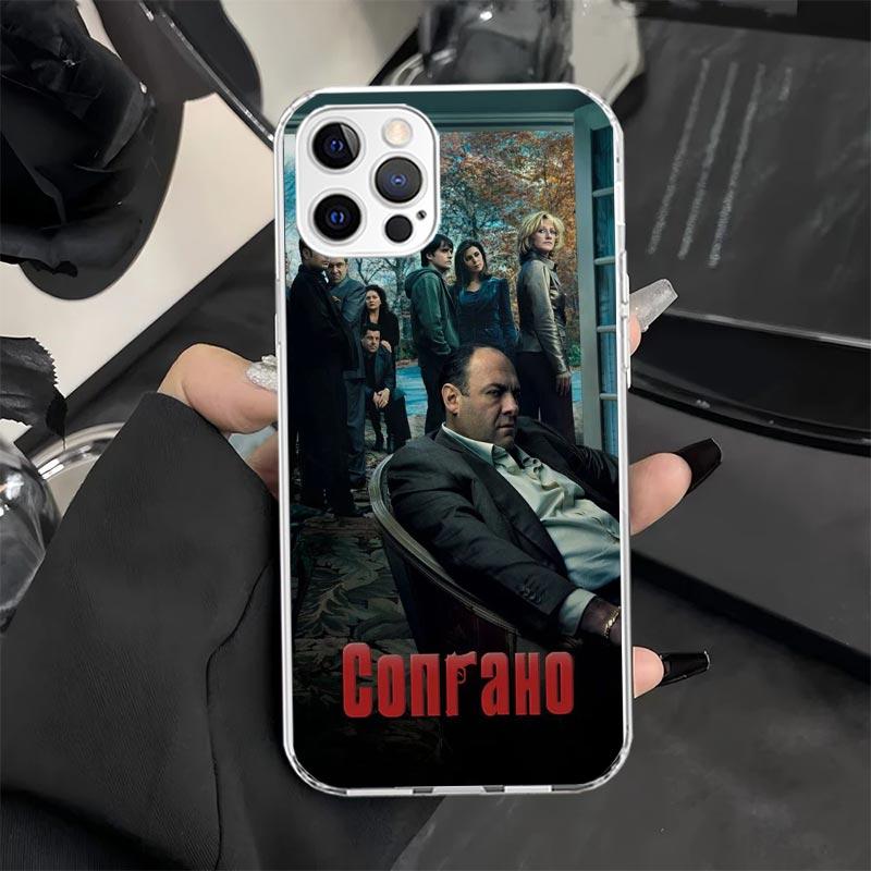 The Sopranos TV Series Phone Case for iPhone 13 12 Mini 11 Pro X XS Max XR 7 Plus 8 SE 6 6S 5 5S Soft Silicone Fundas Cover