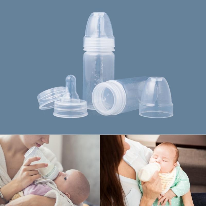 Bärbar Bröstmjölksförvaringsflaska Baby Mjölk- och Vattenflaska för Spädbarn och Växande Baby Självständighetsförpackning
