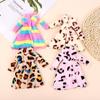 Plush Clothing Accessories Mini Nightgown Party Dressing Long Coat Winter Overcoat