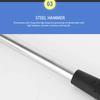 Double Face Soft Tap Rubber Hammer 25mm Multifunctional Glazing Window Beads Hammers Nylon Head Rubber Mallet