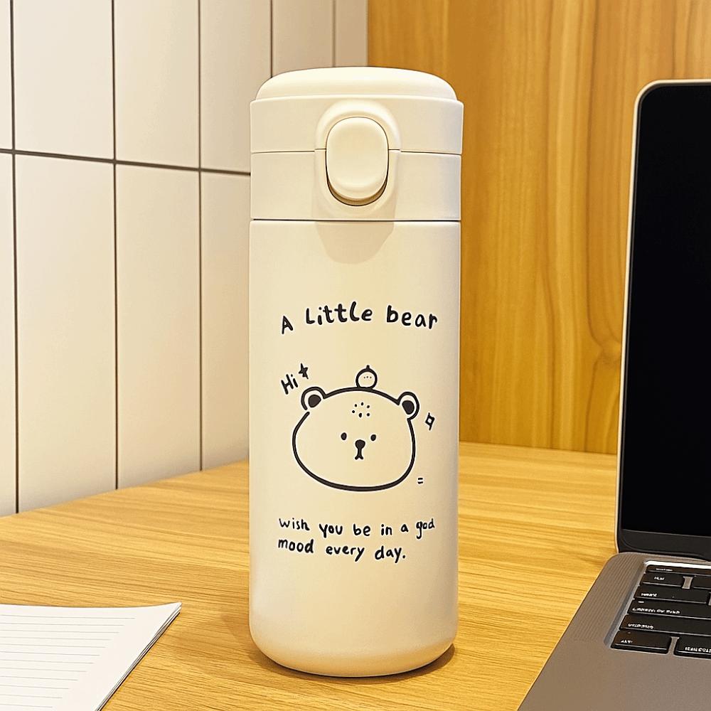 Leak Proof Cartoon Tumbler Vacuum Insulation Kids Water Cup  Students Use