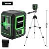 High-Precision Mini Green Laser Level: 2-Line, Outdoor Visible, Strong Infrared Light Marker