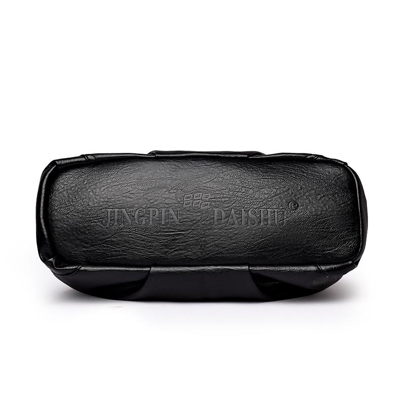 Women's Soft Leather Bag Solid Color Tote Bag Mother Bag Crossbody Bag