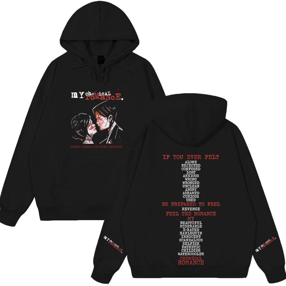

My Chemical Romance Punk Band Hoodies Women Couple Winter Hoodie Hip-hop Tracksuit 2025 Classic Hoody Fashion Winter Loose Wear 3XL