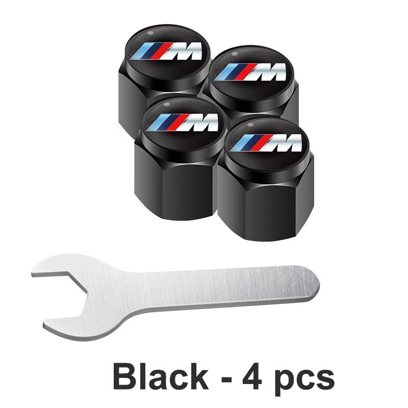 For BMW E30 E38 E39 E46 E60 E61 E90 X5 X6 E70 E83 F30 F32 Car Tire Valve Cap Metal Decoration Sticker Modification Accessories