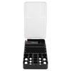 104 Grids Portable Battery Organizer Storage Box Carrying Case Holder With Battery Tester