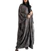 Bescheidener Übergrößen-Abaya-Cardigan für Damen - Nahöstliche und westliche Stile
