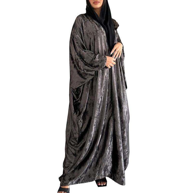Bescheidener Übergrößen-Abaya-Cardigan für Damen - Nahöstliche und westliche Stile