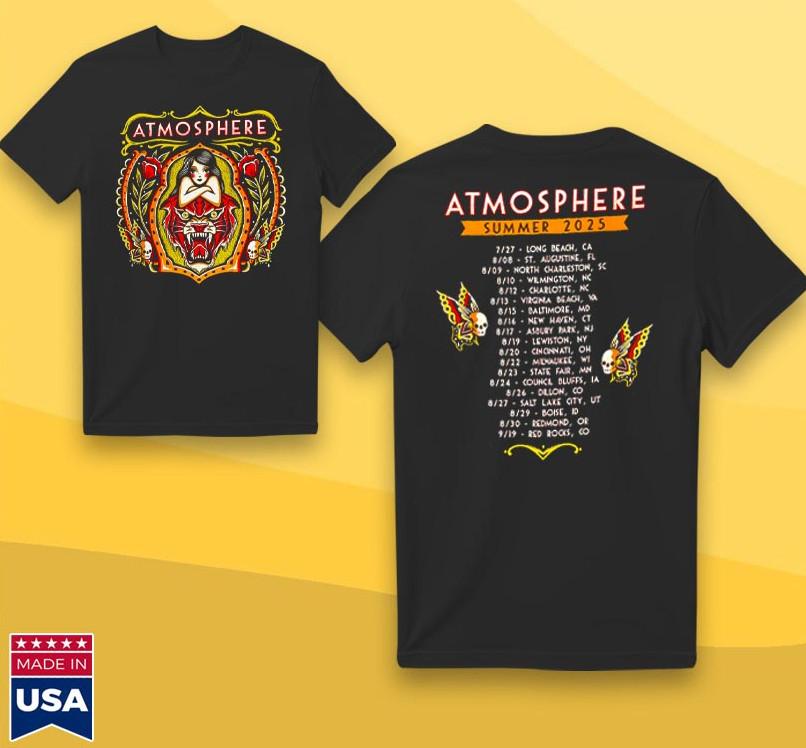 

Atmosphere – Sunshine amp Soul Summer Tour 2025 TShirt Unisex T-Shirt XXL