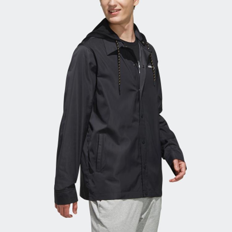 Adidas Neo Fav Sv Jacket Men Sportswear Black EI6265