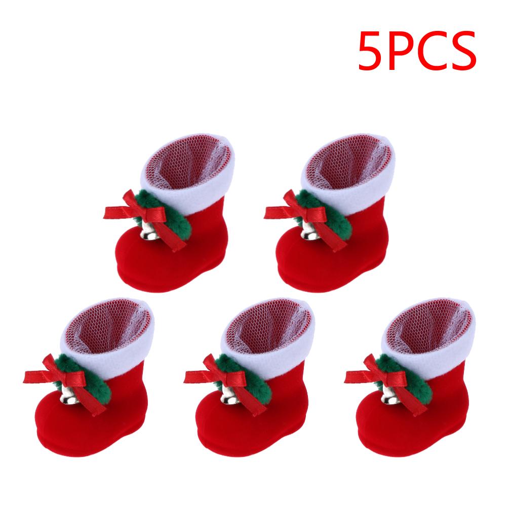 

Christmas Fruit Shoes Art Crafts Santa Claus Candy Boots Creative Bright-colored Cute Fashion Exquisite Elegant Kid Favors