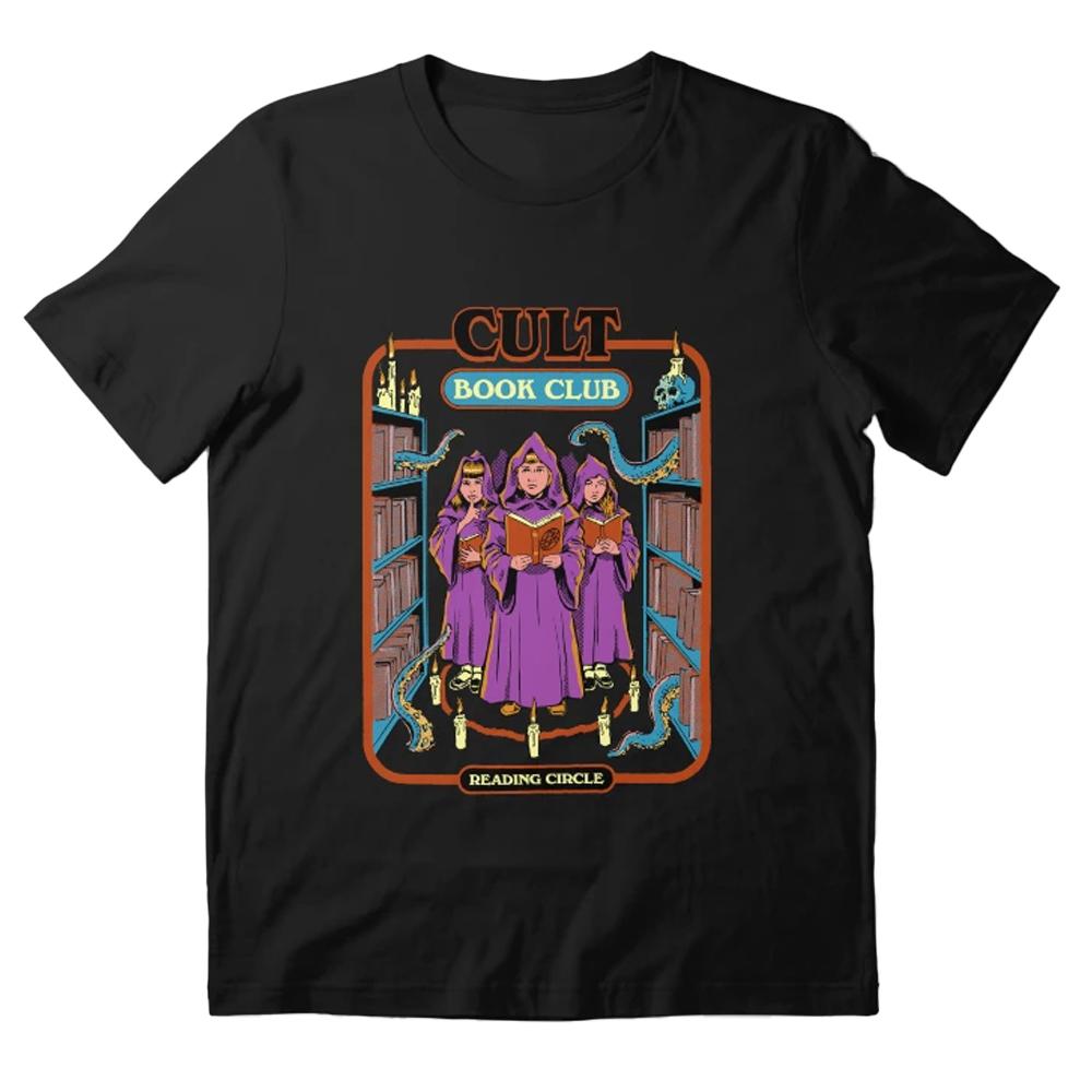 Steven Rhodes Womens/Ladies Cult Book Club T-Shirt