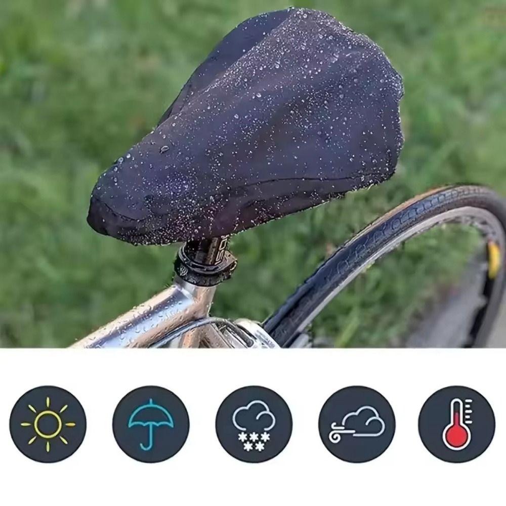 Dust-proof Bicycle Saddle Rain Cover Washable Bicycle Seat Cushion  Motorcycle Use