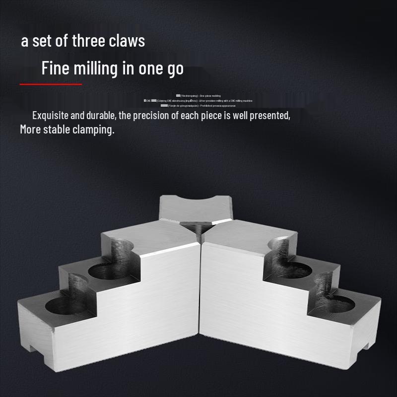 Hydraulic Three-Jaw L-Type Soft Jaws