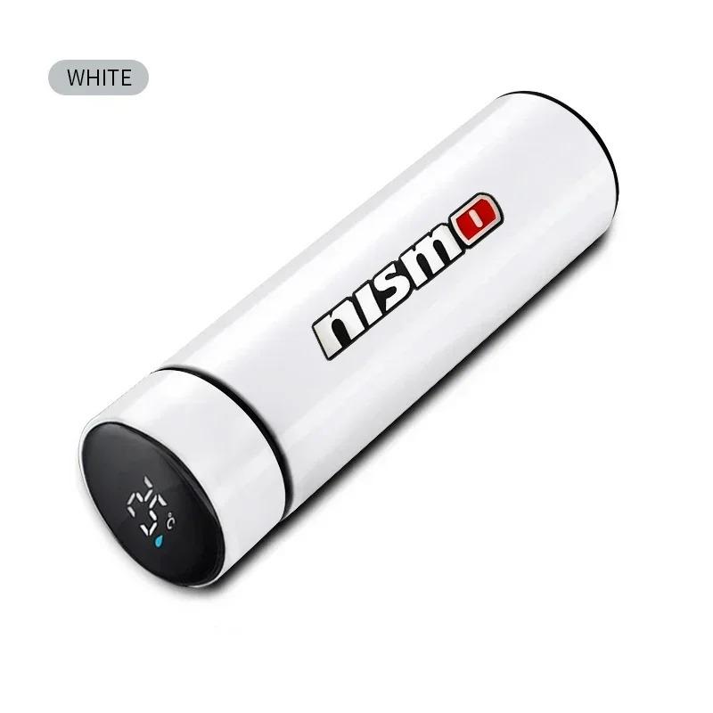 Portable Car Smart Thermos Bottle Temperature Display Cup For Nismo Nissan Gtr K13 T32 370z Juke Jdm Auto Accessories