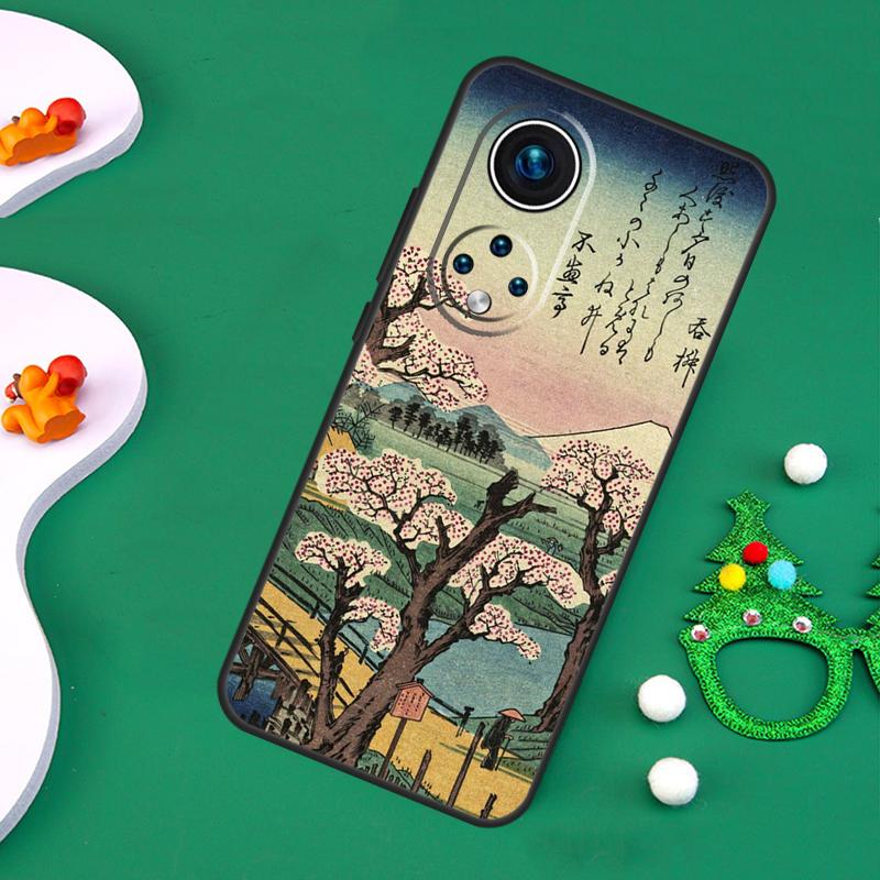 

Japanese Style Art Case For Honor Magic 7 5 6 Lite 50 70 90 200 Pro X9c X9b X9a X8a X7a X6a X8 X9 X8b Cover Honor X7a
