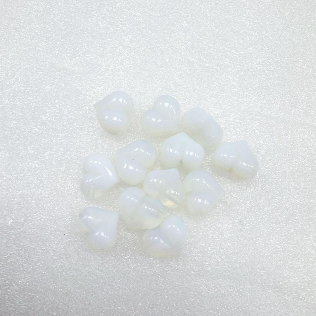 Natural Crystal Heart Beads: Multiple Styles for DIY Jewelry - Necklace & Bracelet Accessories