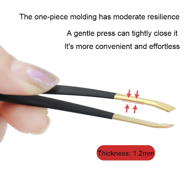 One Professional Stainless Steel Eyebrow Tweezers for Hair Removal Is a Convenient Professional Beauty and Makeup Tool for Women