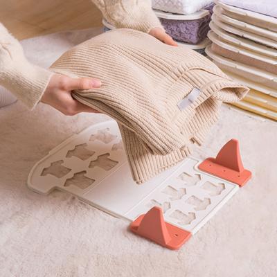 Stackable Clothes Folding Board Wardrobe Clothes Organizer Shirt Divider T-Shirt Organizer Board for Neat Garments Wrinkle-Free Laundry Storage