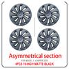 4 pièces pour modèle Y 2025 Juniper 19 pouces Style Turbine enjoliveur pour Tesla jante couverture accessoires capuchon de moyeu bouchon de