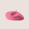 Vintage Wool French Beret for Women Solid Fashion Simple Casual Beret Solid Classic Breathable Soft Comfortable Hat for Fall Winter